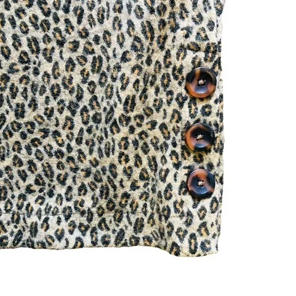 Zara Girls Fleece Leopard Trousers - Picture 3 of 8